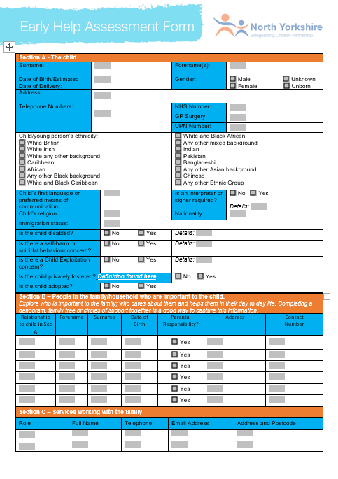 Early Help Assessment