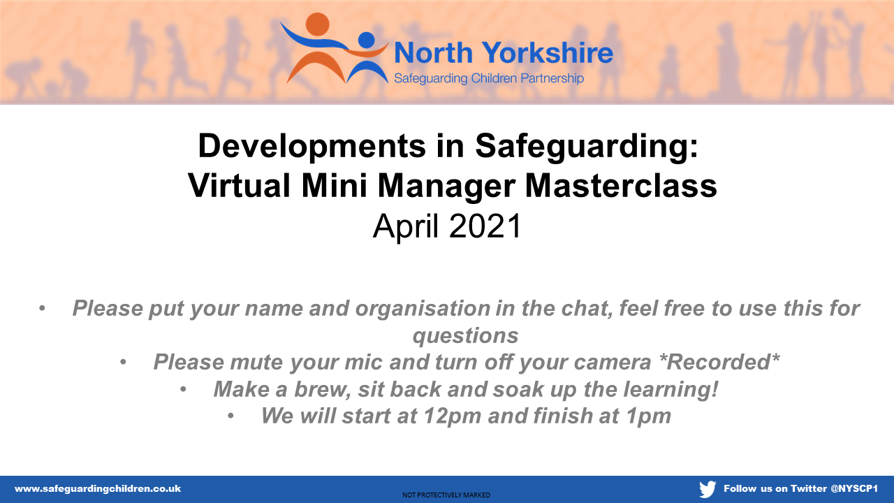 Watch our April Safeguarding Developments Mini Masterclass